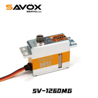 Original SAVOX SV1260MG Mini Digital Metal Gears 6-7.4V High Voltage Aluminum Case Servo 0.055/167@ 7.4V For RC