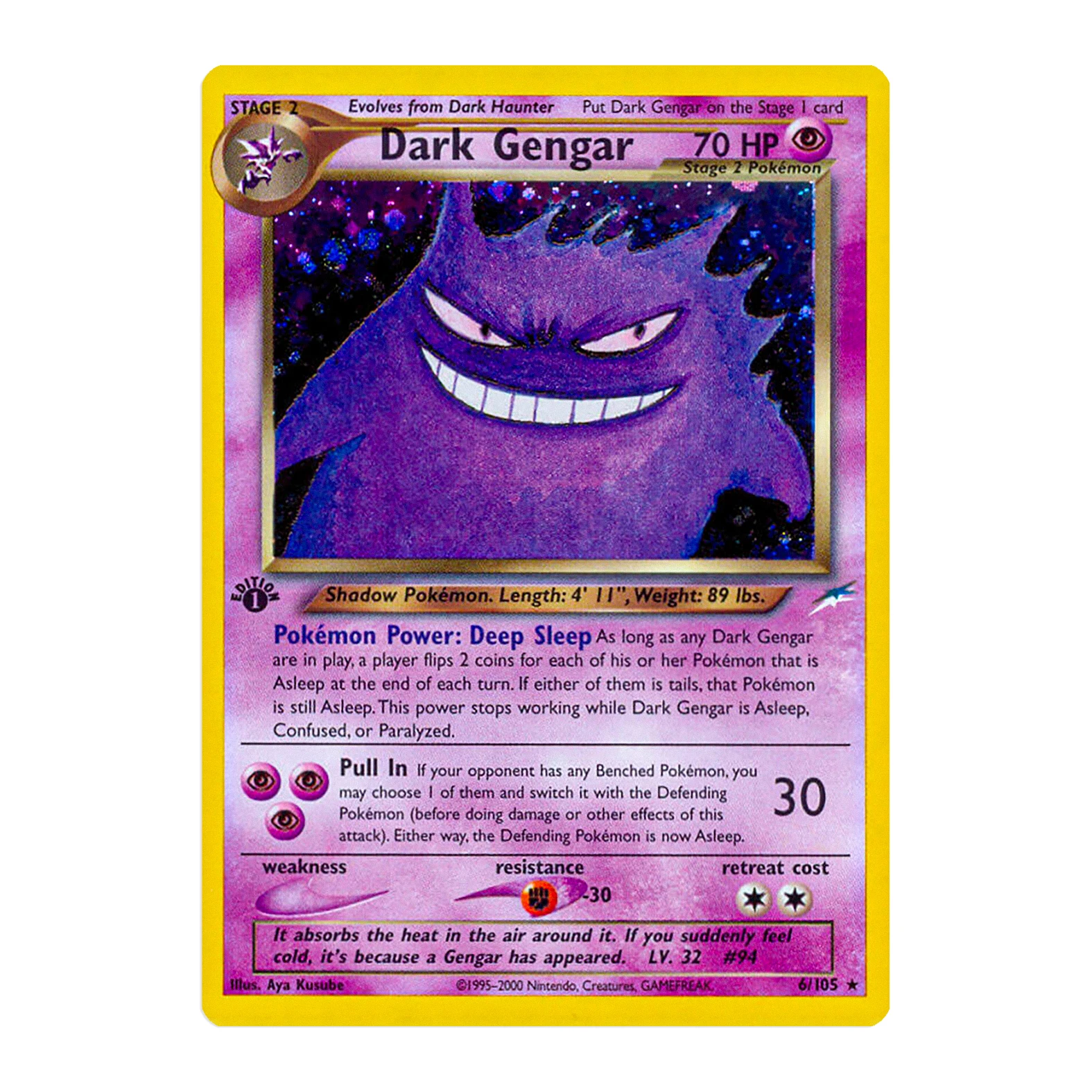 Neo Destiny Foil Set PKM Card Dark Gengar Crobat Espeon Scizor/Light Arcanine Togetic Pokemon PTCG Game Cards Proxy