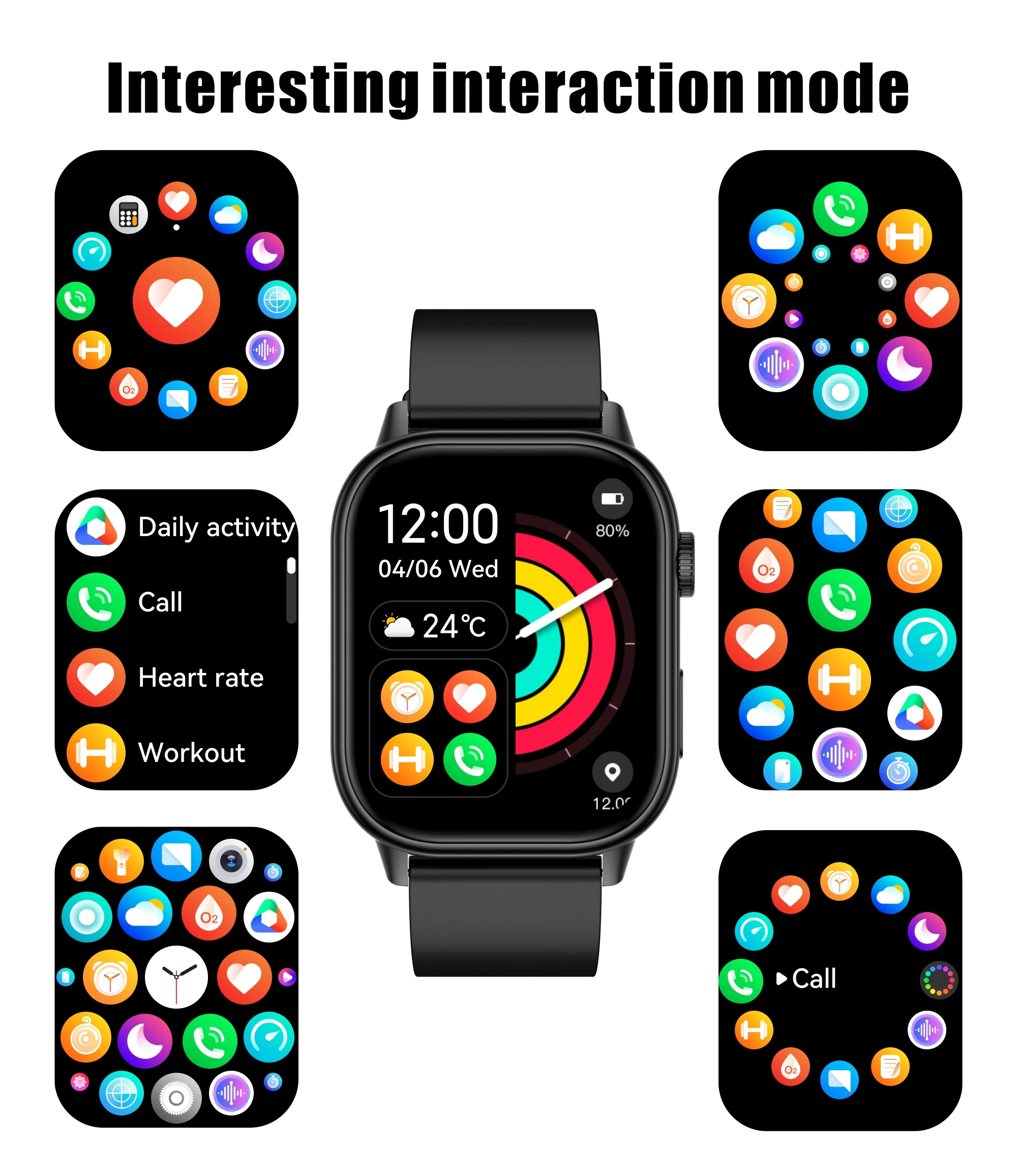 Neue Smartwatch mit integriertem GPS für Sport, Fitness und Pilates, Damenmode, präzise Positionsbestimmung, 5ATM wasserdicht, Bluetooth-Anruf-Armband – Detail 15