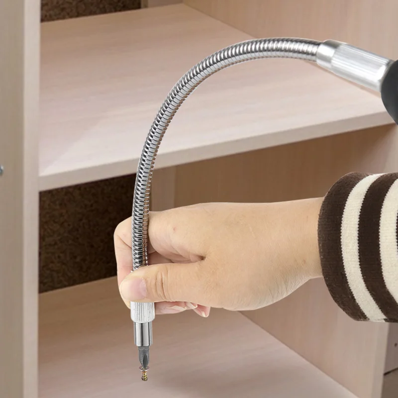 Hex Flexible Hose Screwdriver Extension Bit Holder Flex Screwdriver Extension Adapter DIY Hand Tools