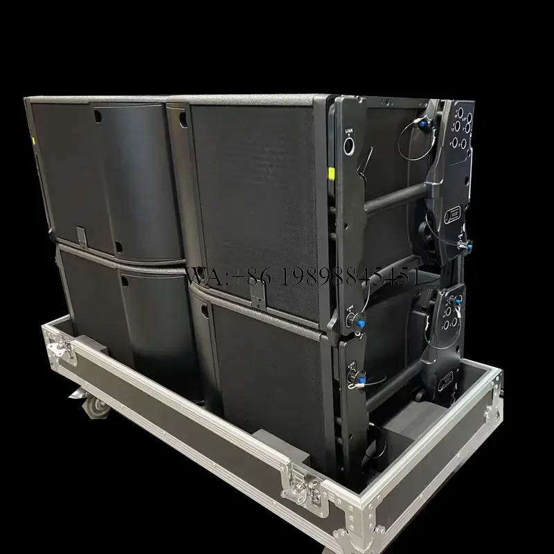 WMWMNU Veeter LAD-33 High Quality 2-Way Neodymium Line Array Speakers Set 40-20kHz Frequency Response Waterproof Birch