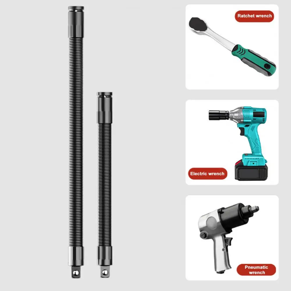 1/2 Inch Flexible Shaft Extension Bendable Soft Connecting Rod Torque Socket Repair Mechanical Screwdriver Extension