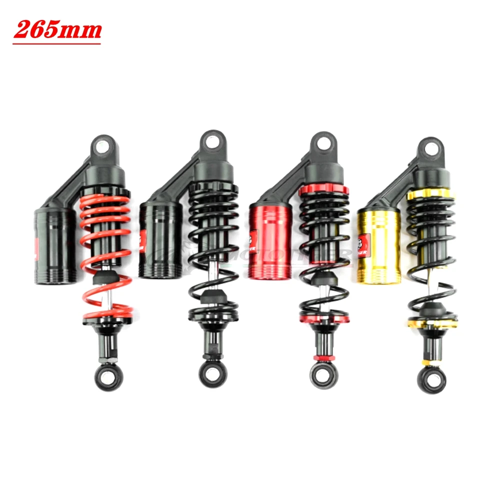 

265mm E-Motorcycle Air Shock Absorber Rear Suspension Built-in Airbag Universal For Yamaha Scooter RSZ JOG Niu Ninebot Dirt Bike