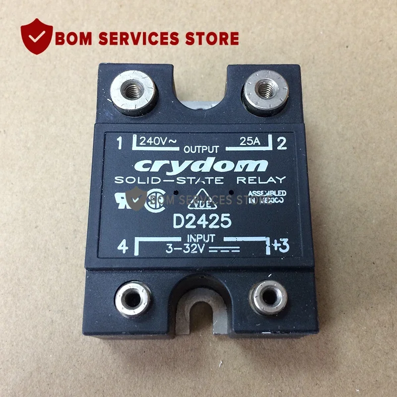 Fast Delivery D2425 Relay SSR 20mA 32V DC-IN 25A 280V AC-OUT 4-Pin