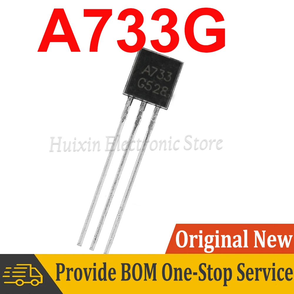 

100PCS 2SA733 TO-92 A733 TO92 triode transistor New and Original IC Chipset
