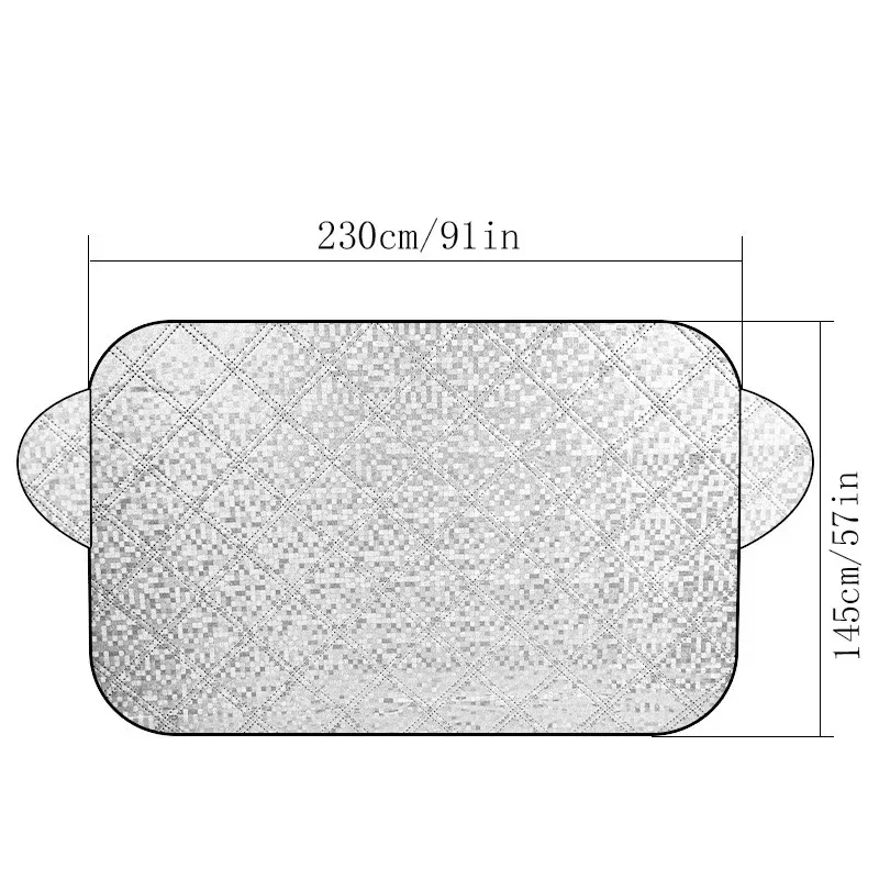 

Трехслойная всепогодная защита лобового стекла автомобиля — передняя крышка ветрового стекла, солнцезащитный козырек и защита от снега и льда