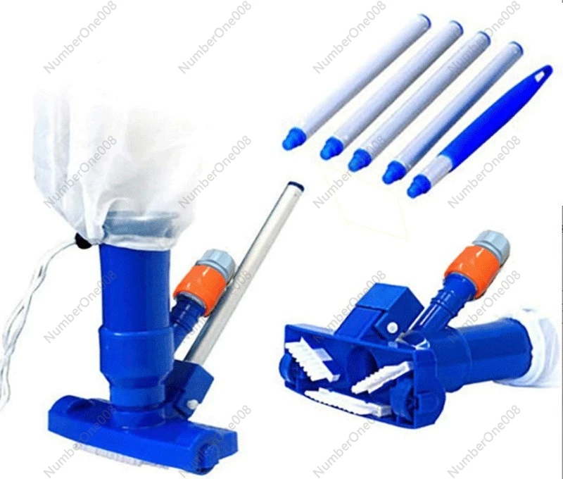 Kit de limpieza de piscinas, cabezal de succión por chorro de vacío, herramienta de mantenimiento de piscinas con accesorios