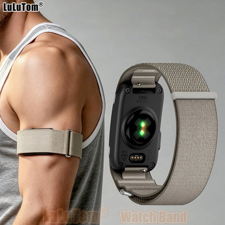 Nylon Loop Braided Watch Strap For Garmin CIRQA Smart Wristband Or Armband Options Available Breathable Replacement Bands Unisex