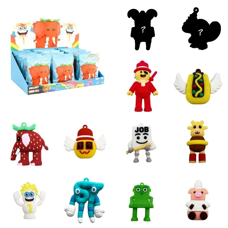 

Steal a Brainrot Los Tralaleritos Blind Box 15 Set Random Figurine withToy Christmas Halloween Pvc Dolls Keychain for Kid Gifts