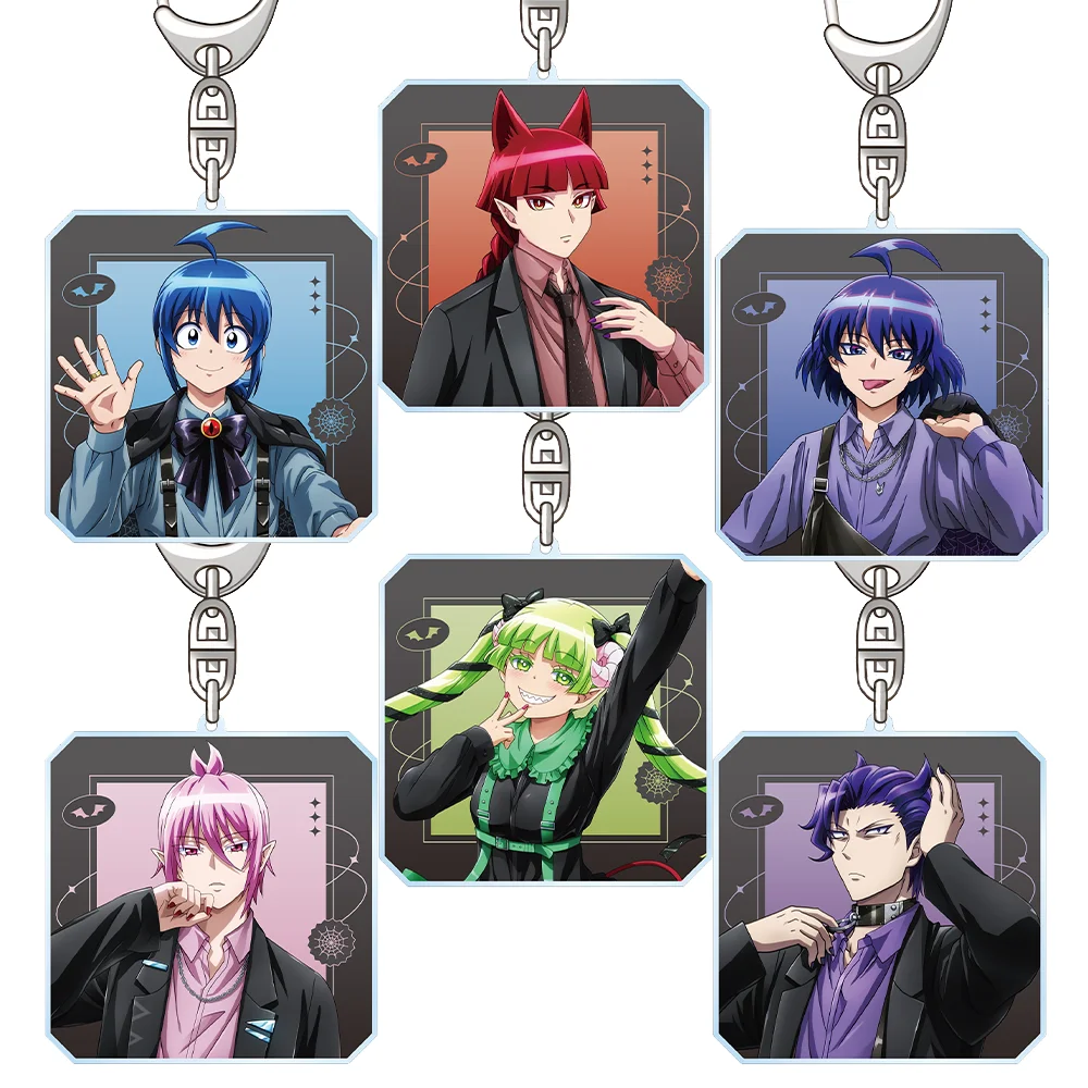 Mairimashita Iruma-kun Suzuki Iruma Asmodeus Alice Valac Clara  Naberus Calego Azazel Ameri Acrylic Keychain Bag pendant Gifts