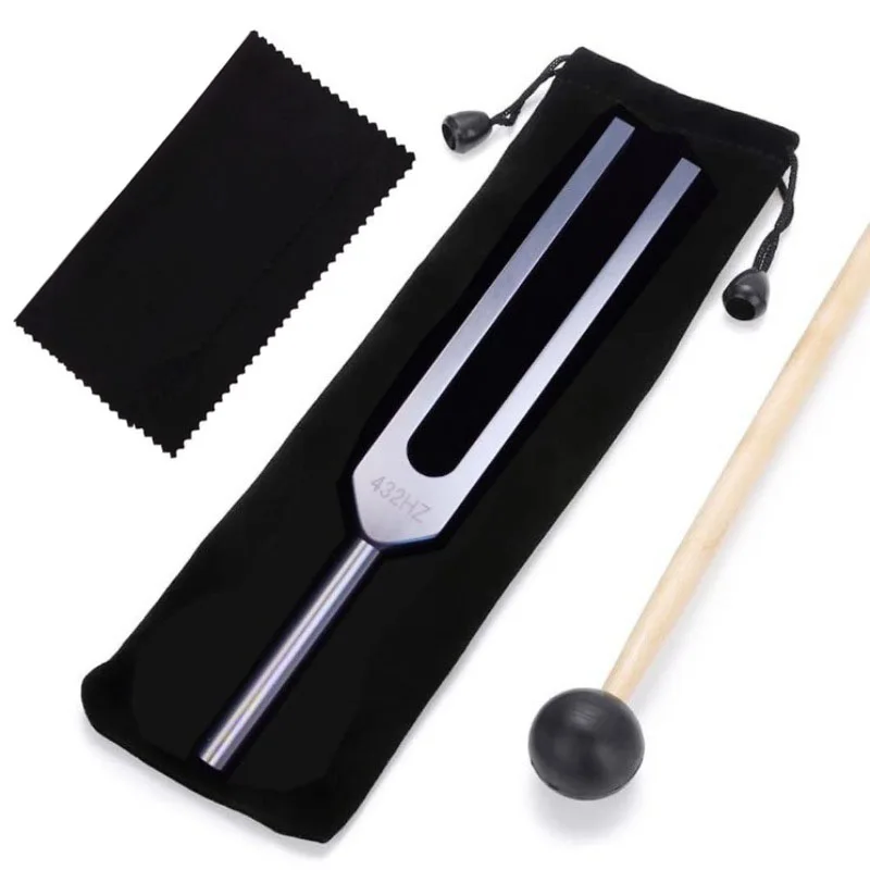 432Hz Tuning Fork Meditation Therapy Tuning Forks Diapason Weighted Tunings Fork Schumann Resonance Medical Musical Instruments