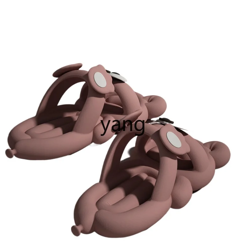 

LMM cute cool slippers women's summer outdoor wear home indoor bathing non-slip home