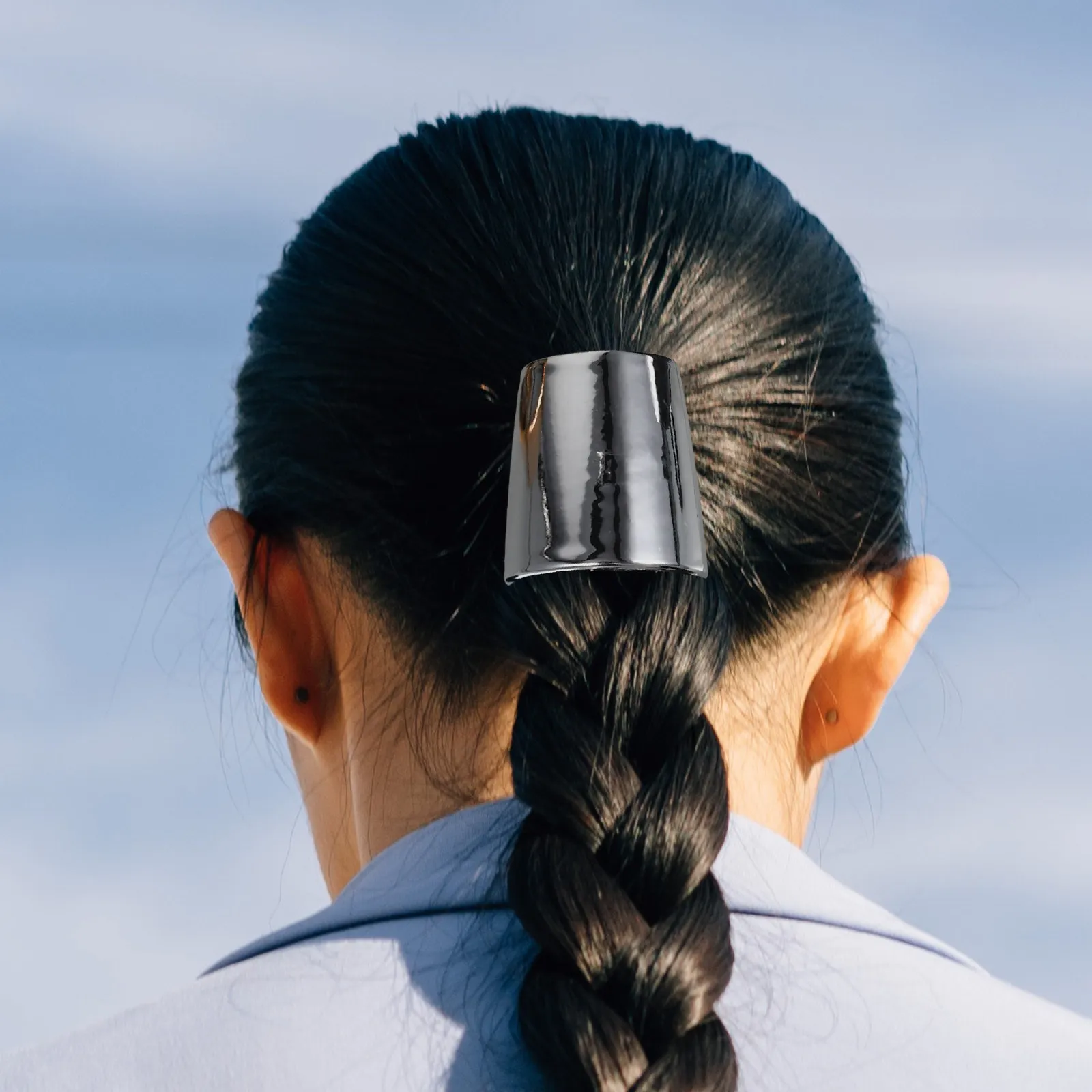 

4Pcs Multi-Color Ponytail Cuffs Hair Rings Elastic Scrunchies for Women Teen Thick Thin Hair Styling Accessories