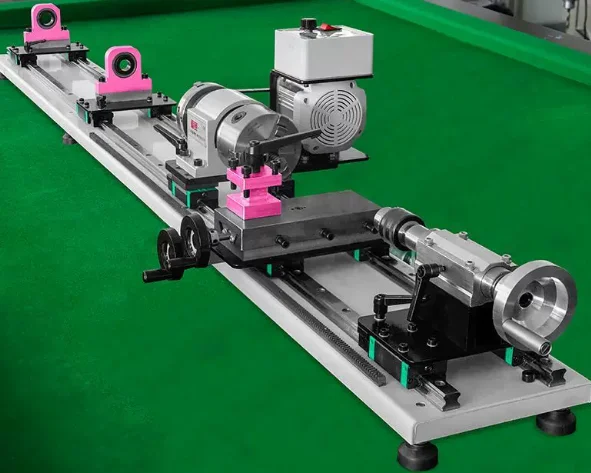 Outdoor Entertainment Horizontal Variable Speed Wood Manual Pool Cue Repairing Lathe Machine for Snooker Billiard Cue Repair Tur