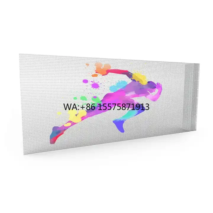 

Настраиваемый суперлегкий и тонкий полноцветный светодиодный пленочный экран OEM ODM Digital Signage для торгового центра и лифта