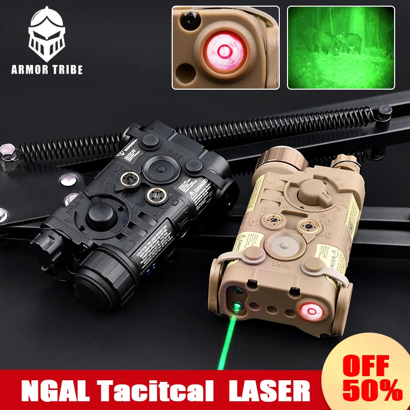 

WADSN Airsoft NGAL-L3 WADSN Red Laser Version IR Pointer Strobe LED Light Green Blue Dot Sight Hunting Weapon Light