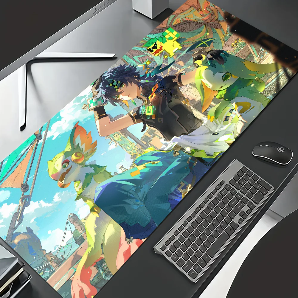 

Коврик для мыши Game Genshin Impact Kinich, нескользящий, утолщенный, большой, с защитой от скольжения, игровая подушка для офиса и учебы