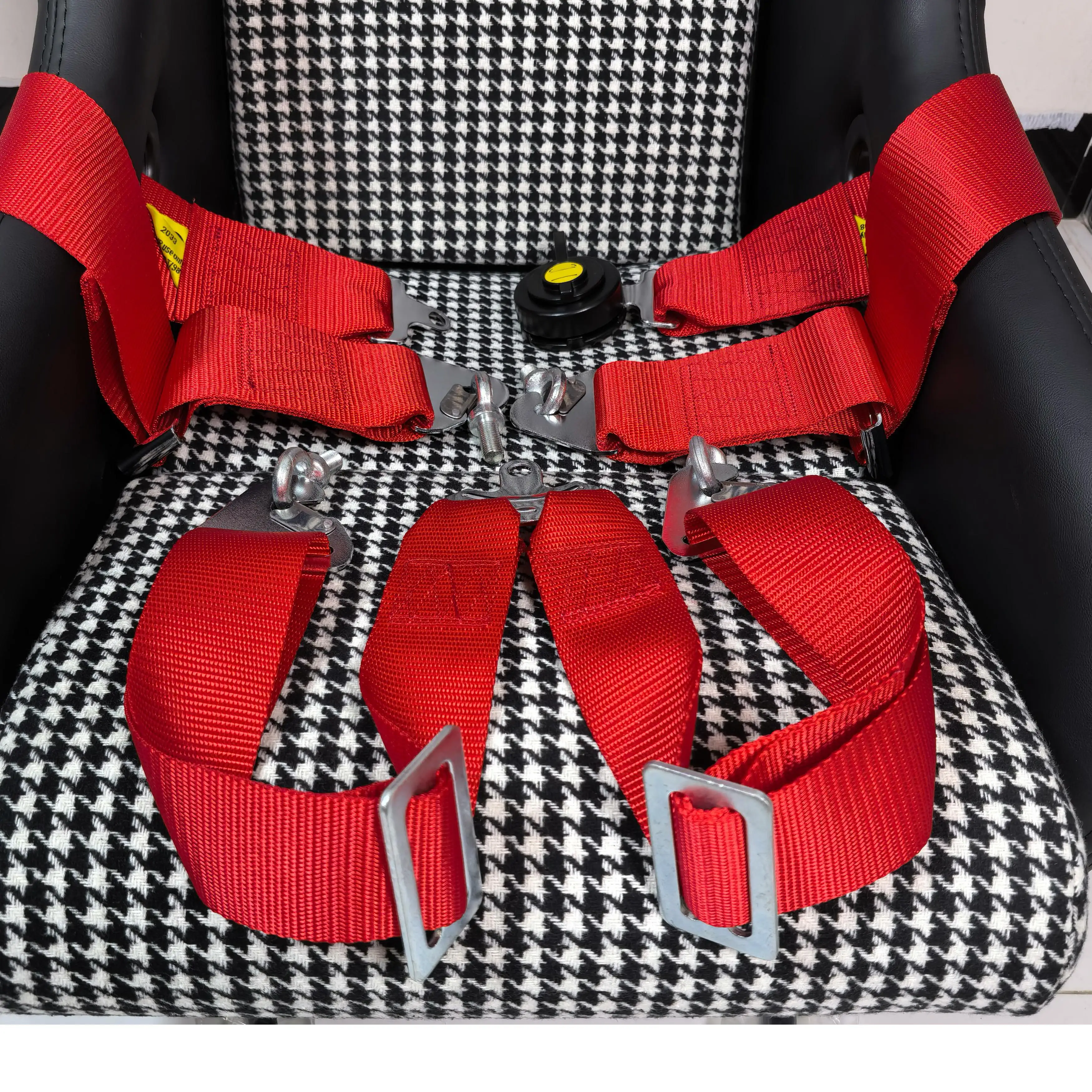 4/5/6 Point Seat Belt Racing Seat Belt HolderHighStrengthCar Safety Seat Belt Harness Car Accessori Interior FIA Quick Releas