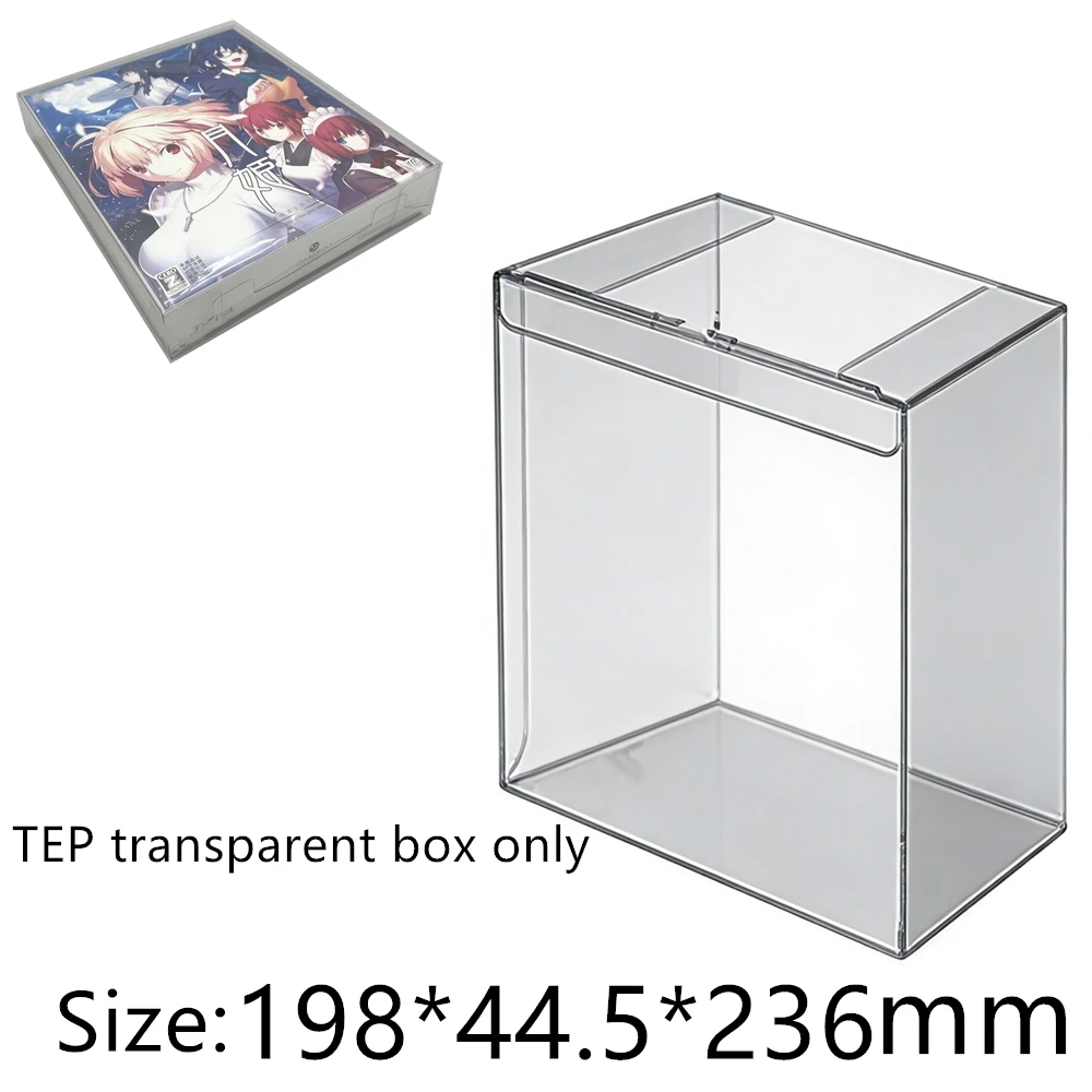 Transparent Box Protector For Tsukihime -A piece of blue glass moon-/PS4 Collect Boxes PET Storage Game Shell Clear Display Case