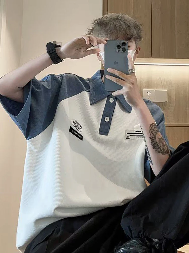 

Мужская летняя повседневная футболка свободного покроя в американском стиле Sle ort Sve irt, модная брендовая футболка для колледжа