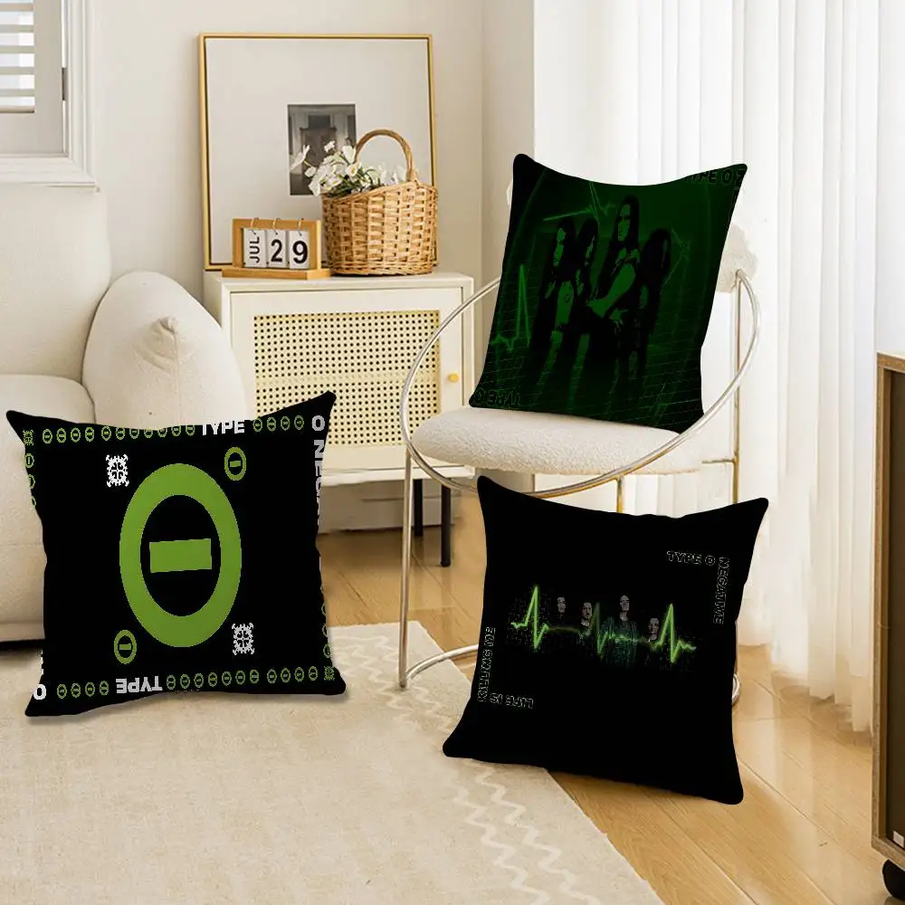 Rock Band T-Type O N-Negative Pillowcases Home Bedding Decorative Pillow Cover Wedding Super Soft Pillow Case