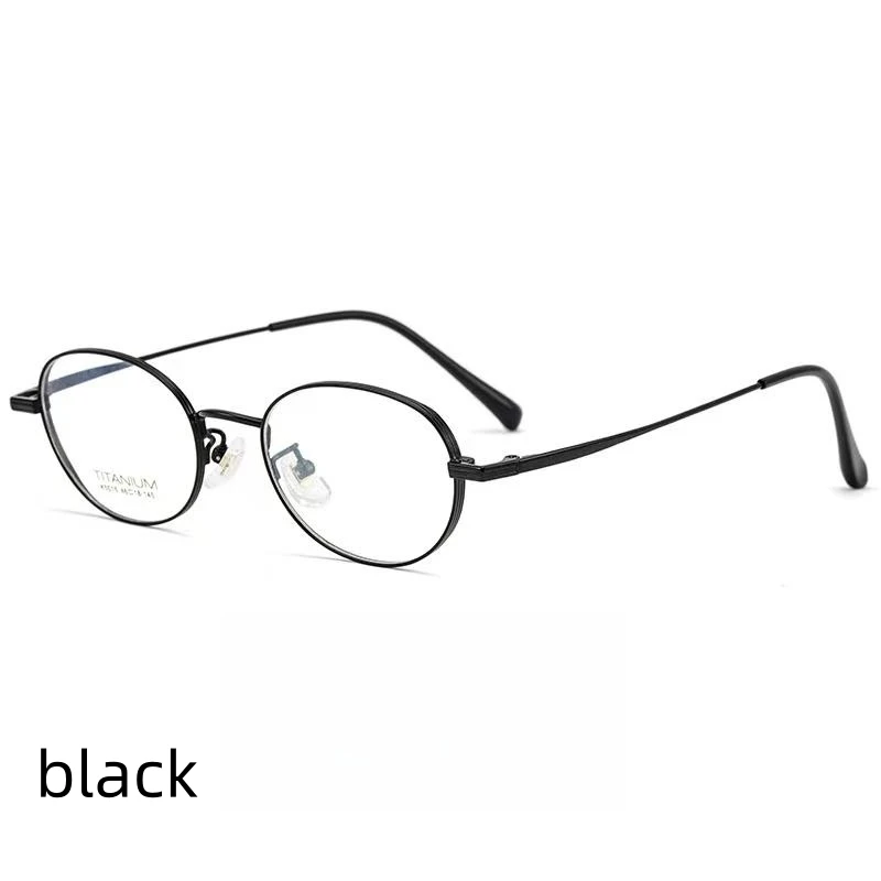 

46mm High quality small frame glasses Pure titanium glasses Men's retro optical prescription glasses Frame women K5015