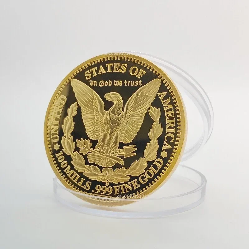 

Hot Sale Morgan 1896 Dollar Coin Commemorative Coin Bitcoin Commemorative Medal Scenic Area Coins Home Activity Decoration Gifts