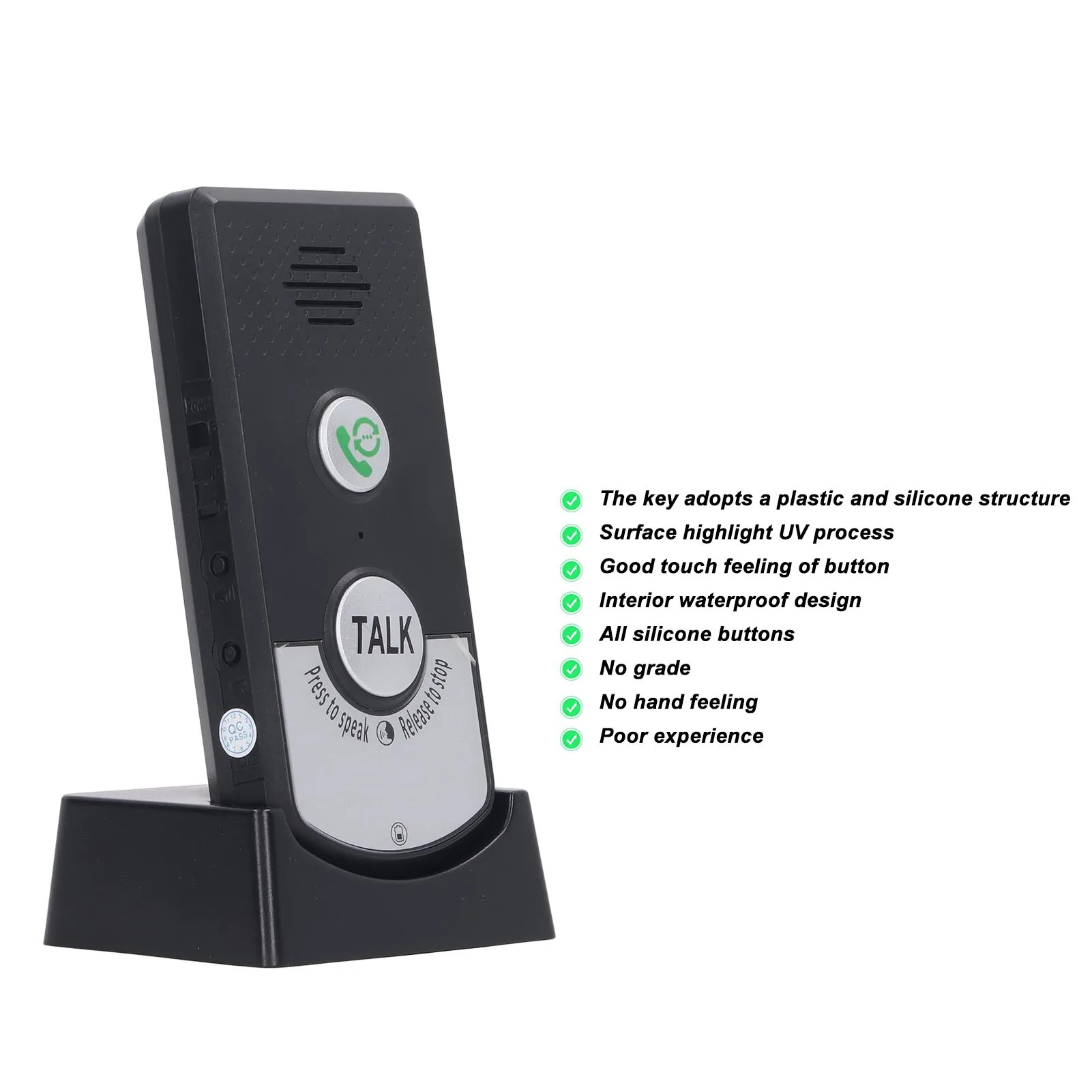 2 Way Voice Intercom Super Long Range Wireless Intercomunicador Waterproof Intercom Doorbell System Unit