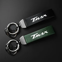 Accessories High-Grade leather Motorcycle Keychain Holder Keyring For Yamaha T MAX 530 Tmax 500 T-MAX 560 tmax560