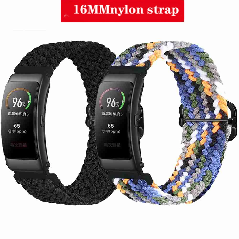 Universal Kids Smart Sport Watch Band 16MM Adjustable Nylon Elastic Braid Wristwatch Replace Straps Comfortable Children Watches