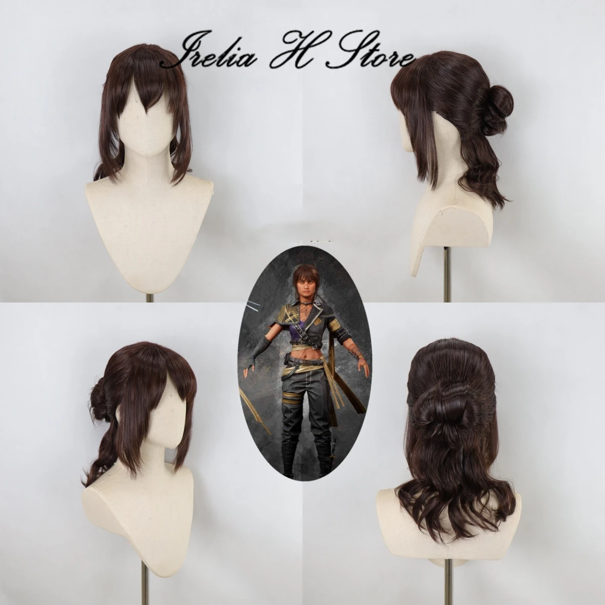 

Irelia H Store Clair Obscur: Expedition 33 Sciel Lune Maelle Gustave wig cosplay wig