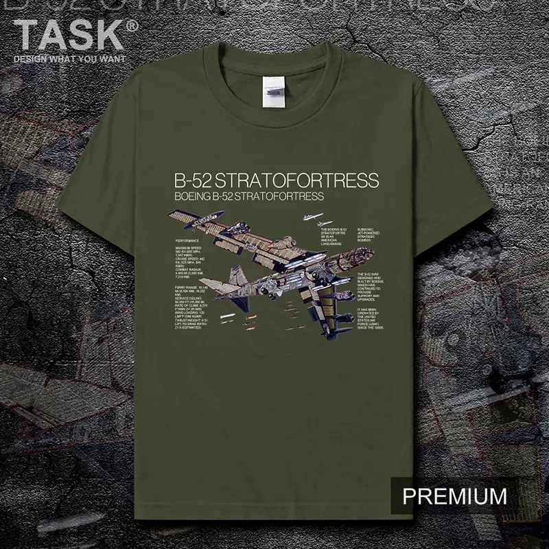 US Air Force B52 Stratofortress Strategic Bomber Printed T-Shirt Summer Cotton Short Sleeve O-Neck Unisex T Shirt New S-3XL