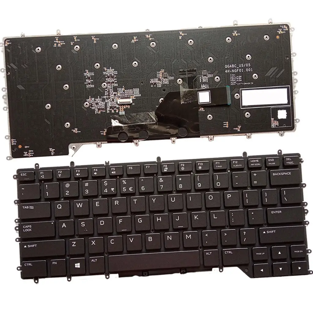 Backlit Keyboard US Layout 15 R3 R4 0HH53H P69F001 Pk131Q71A01