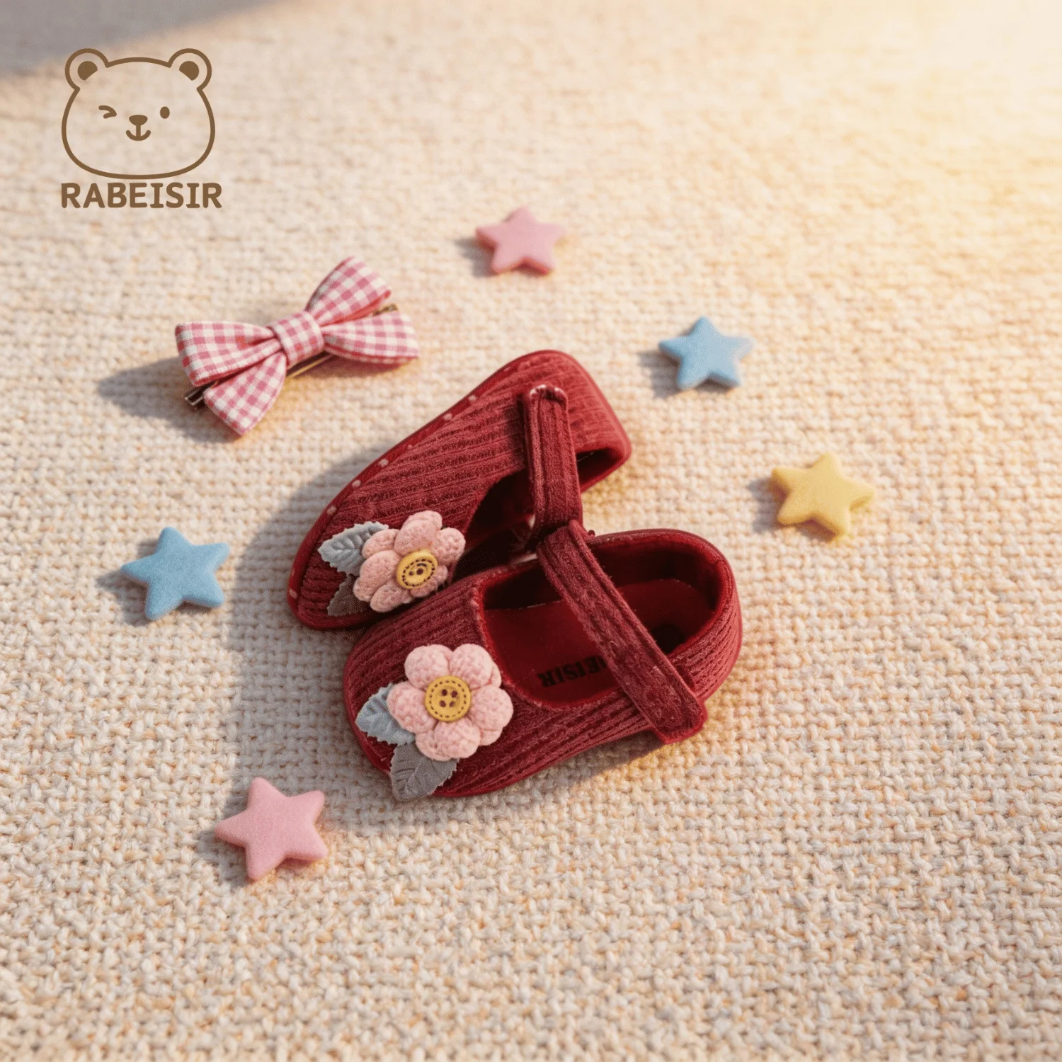 Baby-Stufen-Schuhe für Babys, erstes Paar Kleinkind-Schuhe, Babyschuhe, atmungsaktiv, rutschfest, modische Mädchen-Schuhe im Prinzessinnen-Stil – Detail 16
