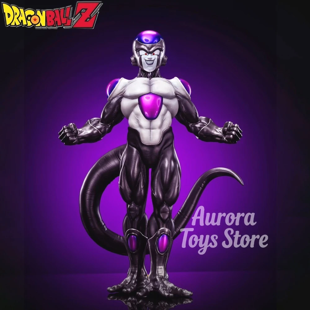 Anime Dragon Ball Z Figur Schwarz-Gold Frieza Actionfiguren PVC-Statue Ornament Sammlermodell Spielzeug Geschenke 18,5cm/7,28 Zoll