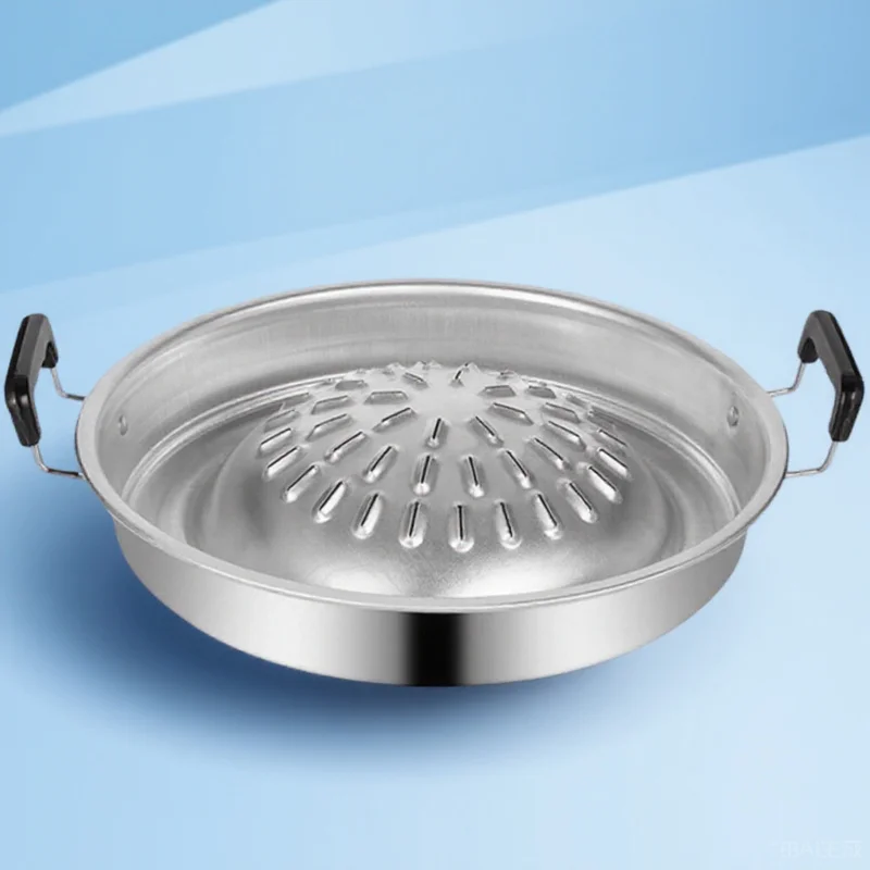 

Multi-Function Grill Pan Bbq Tray for Camping Picnic Outdoor Cooking Accessory with Smooth Edges Stable Design