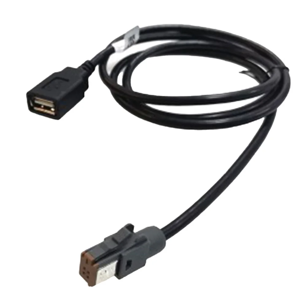 

1pc 100cm Car Aux Audio Input Media Data Wire Plug To USB Adapter Conector For Outback For Legacy For Forest Man For Suzuki