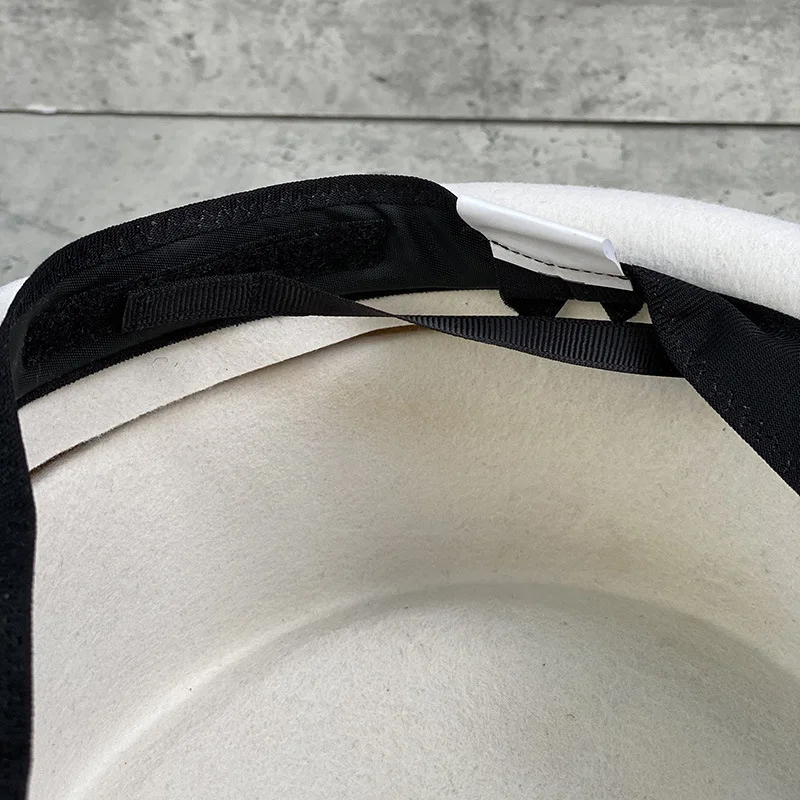 السيدات 100% الصوف قبعة ورأى قبعة الشتاء قبعة أسود أبيض المرأة فيدورا الرسمية روسيا قبعة الرجعية الفرنسية أنيقة #6