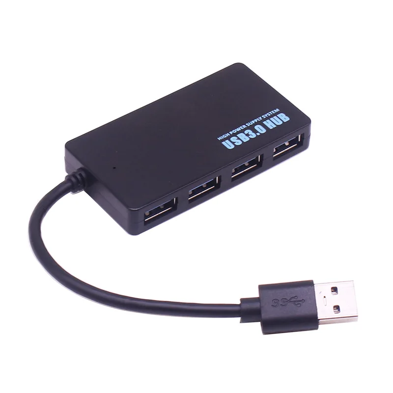 

4-port HUB3.0 4-Port 3.0 Splitter 2.0 Hub 1 Port 4 Ultra Thin USB Computer Docking Station HUBU