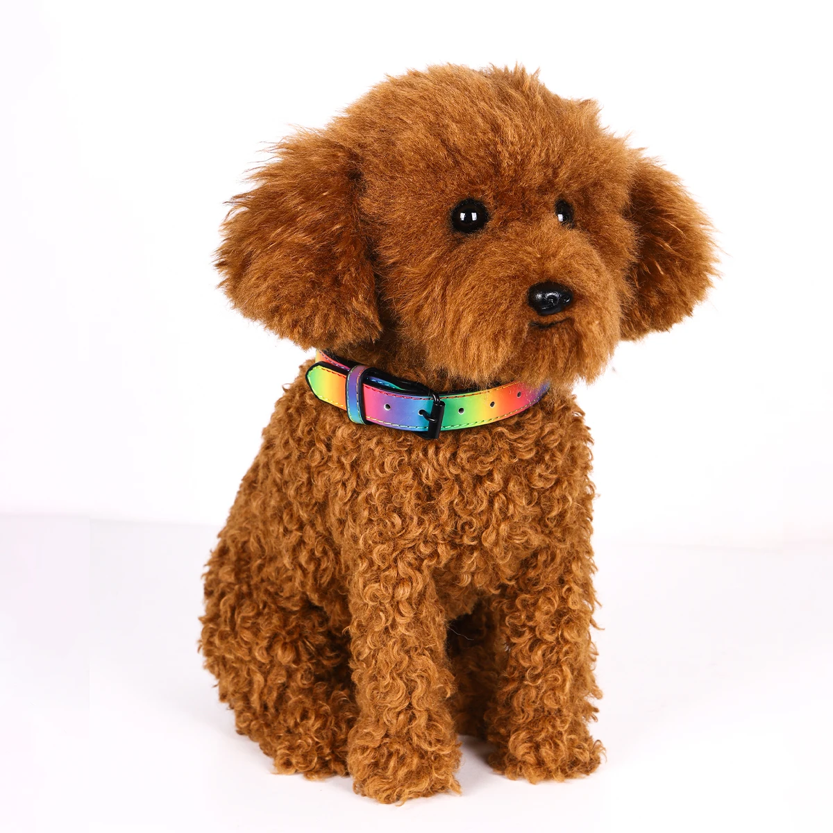 1pc Soft Breathable Reflective Dog Collar with Adjustable Rust-Proof Metal Buckle for Small Medium Large Dogs