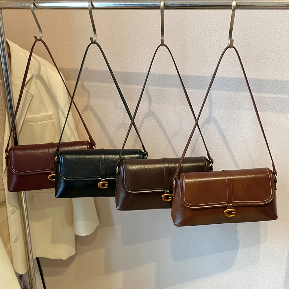New Autumn and Winter Retro Niche Design Shoulder Bag Senior Sense All-Matching Underarm Bag Women's Daily Commute Shoulder Bag image 3