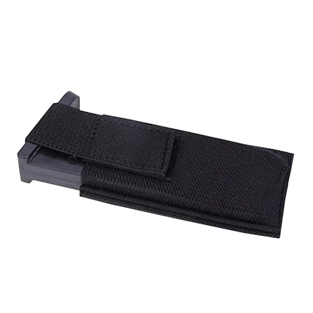 Bolsa de cargador de pistola de 9mm, portador oculto Extra individual, bolsa Horizontal con gancho y bucle de seguridad