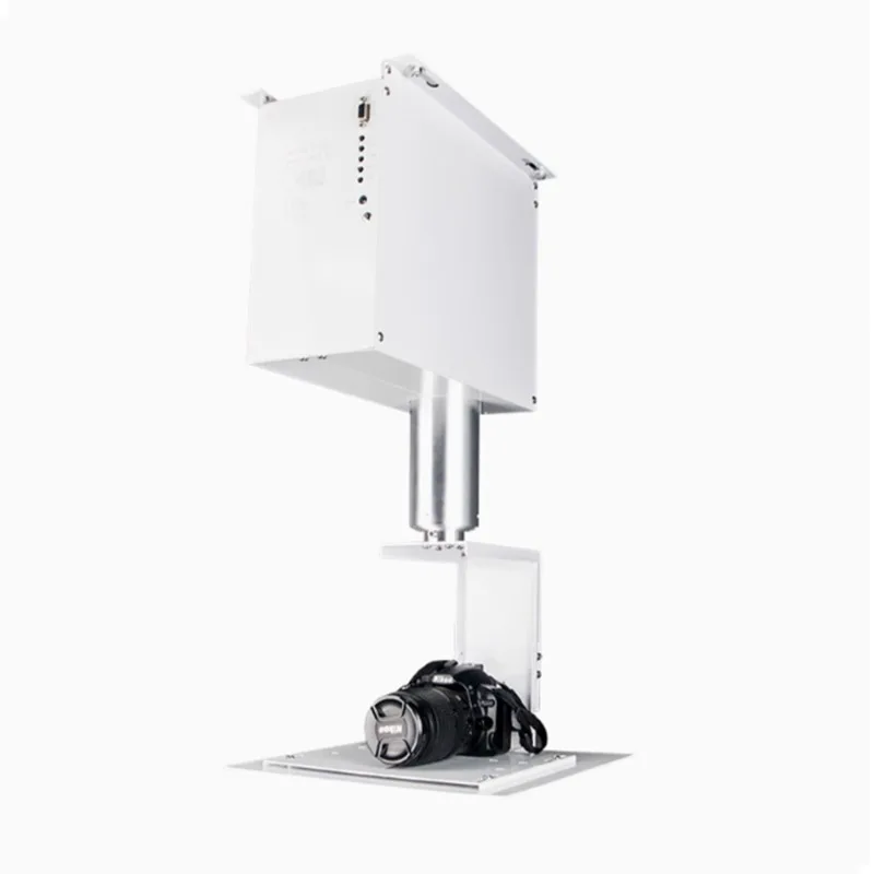 Electric lift projector bracket, ceiling mounted concealed lift, intelligent remote control projection
