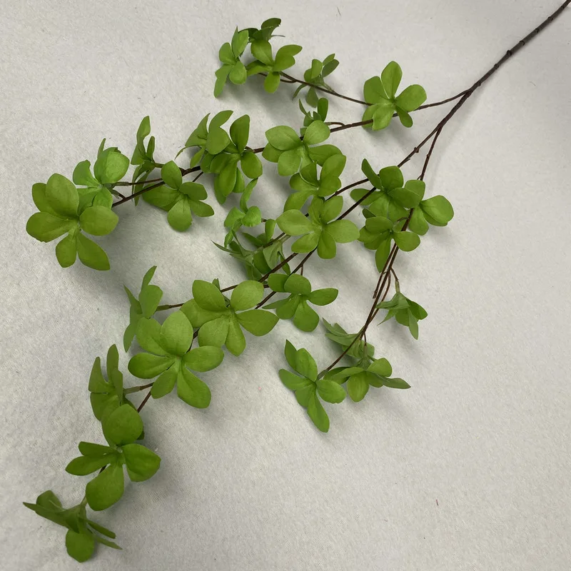 Artificial Enkianthus Perulatus 5 Fork Simulation Green Plant Indoor Decoration Wedding Decoration Flowers Home Decoration