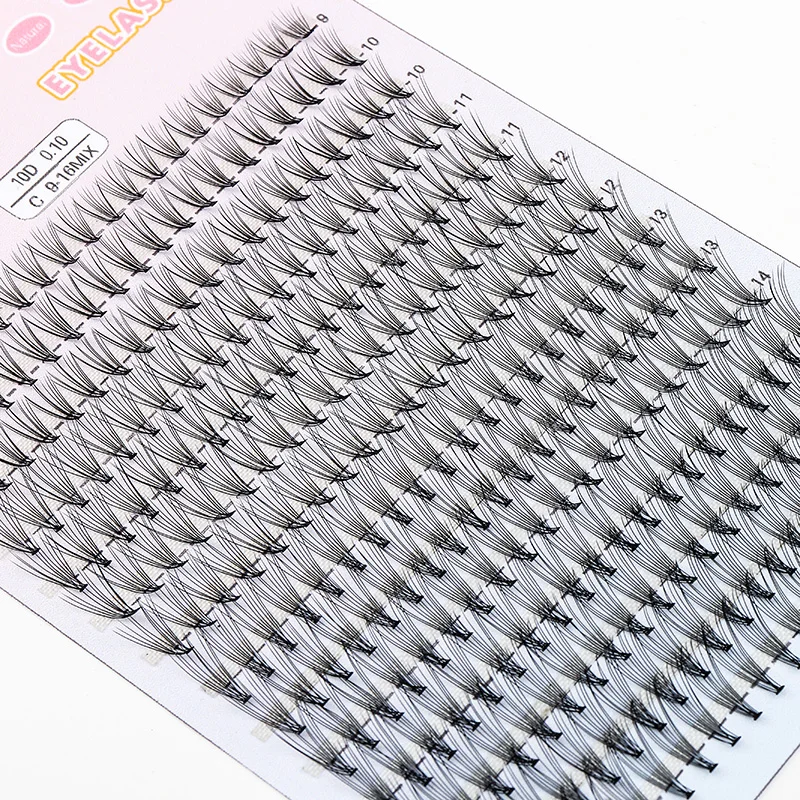 280/160/60/48 قطعة الحرارة المستعبدين العنقودية جلدة ماكياج الفردية العنقودية رموش تطعيم وهمية الرموش الصناعية شحن مجاني الساخن