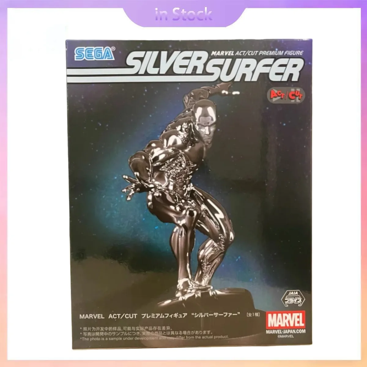 Original Genuine In Stock Sega Act/Cut Silver Surfer Anime Collection Action Figure Model Kits Gift for Boy girl Birthday Gift
