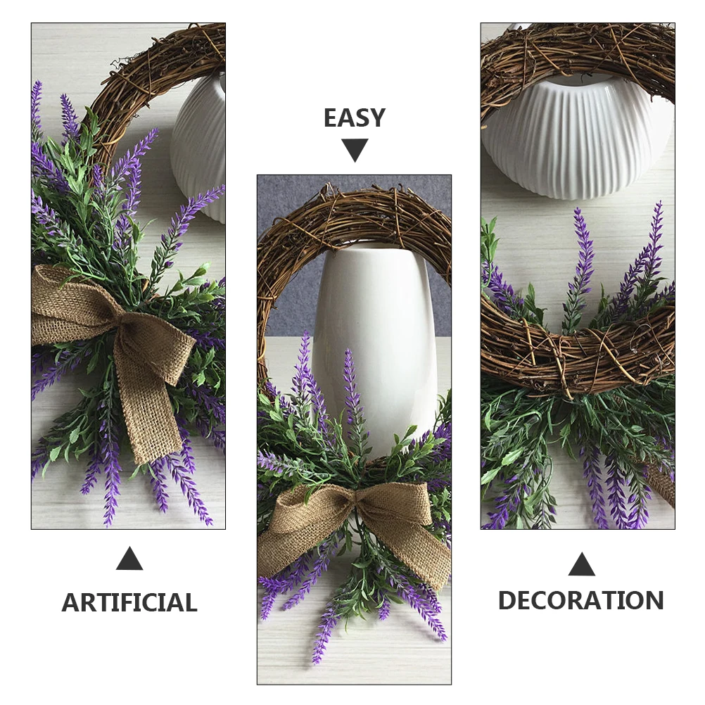 

Artificial Garland Wreath Decor For Door Wreath Decor Wall Wedding Party Decorative Garland Home Decoration