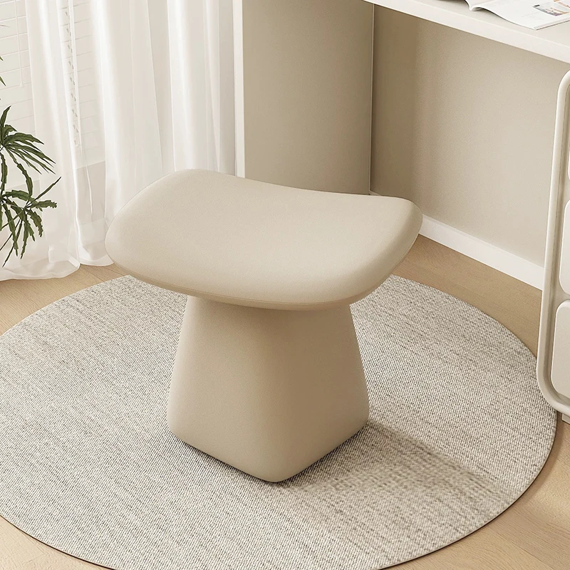 Leather Dressing Stool,Rotating Makeup Stool,Creative Leisure Chair,Footstool,Modern Dining Stool,Nordic Furniture,Mobile Seat