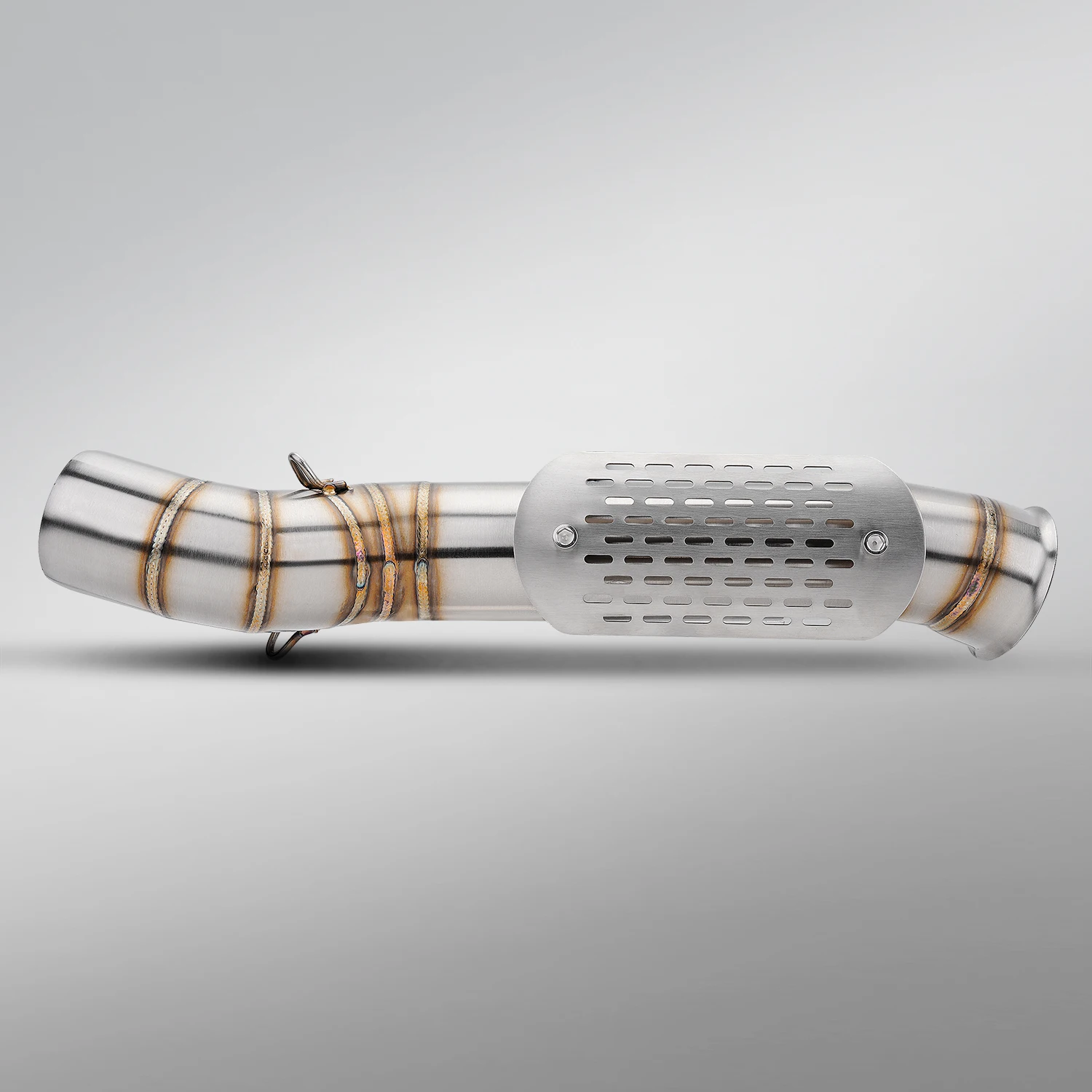 

CFMOTO 800MT Motorcycle exhaust system modification with stainless steel mid section connection for CFMOTO 800MT