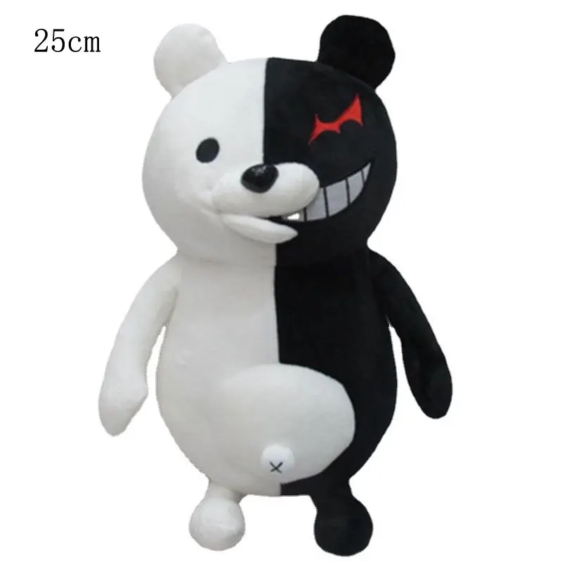 25/35cm Anime Dangan Ronpa Super Danganronpa 2 Monokuma Black&White Bear Plush Toy Bear Soft Stuffed Animal Dolls Toys